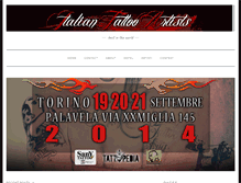 Tablet Screenshot of italiantattooartists.com